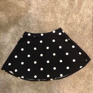 Fun polka dot skirt